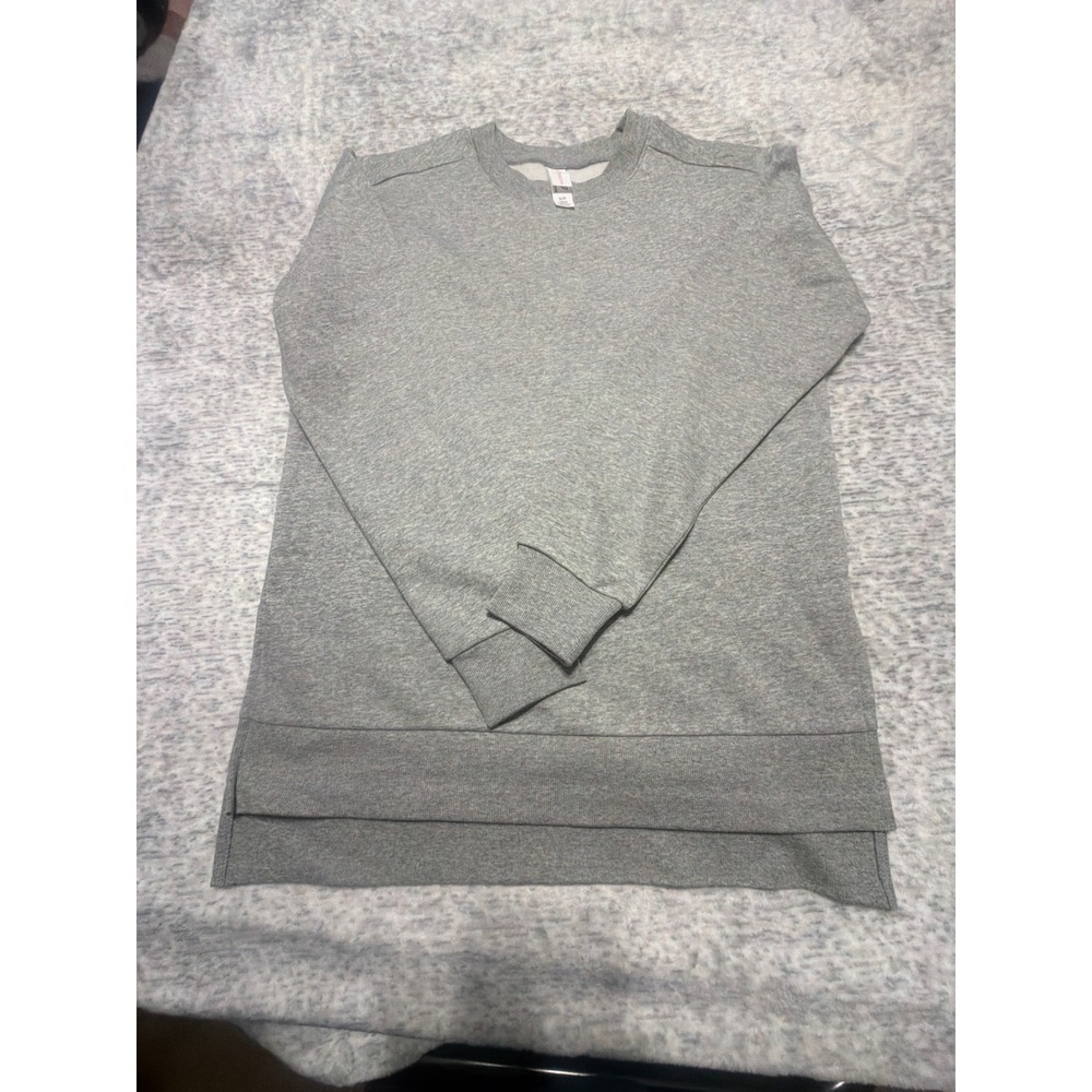 Alternative Apparel Grey Crew Neck Long Sleeve Sweatshirt Tunic Top S P NWOT